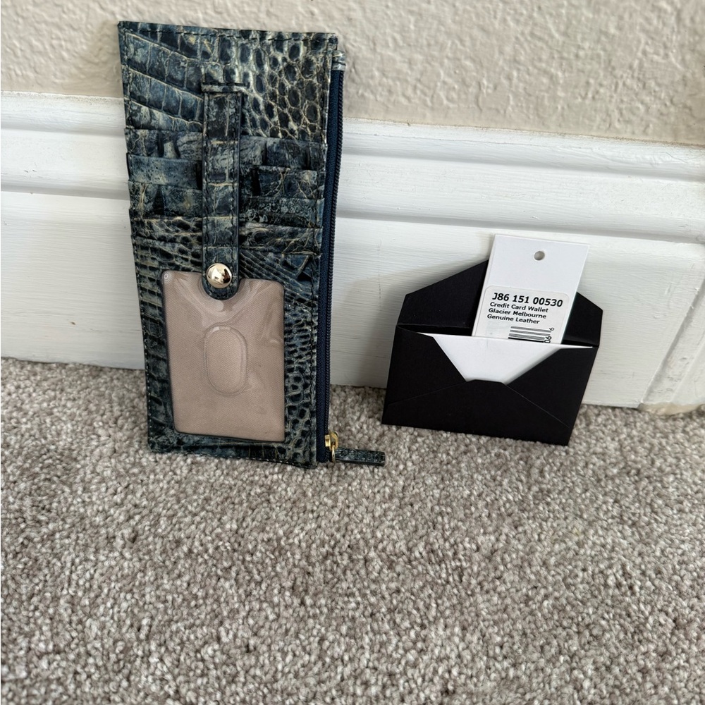 Brahmin Credit Card Holder Wallet - Glacier